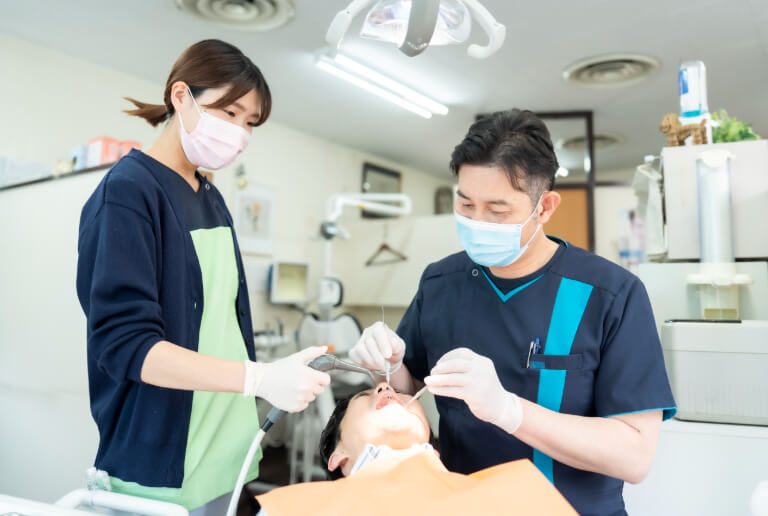 診察中